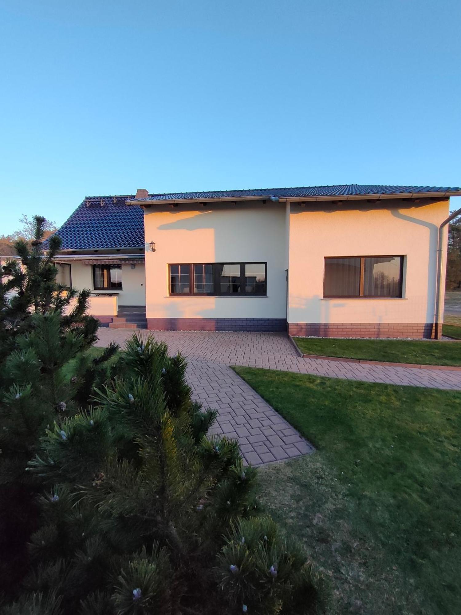 Haus Am Waldrand Villa Vetschau Exteriör bild